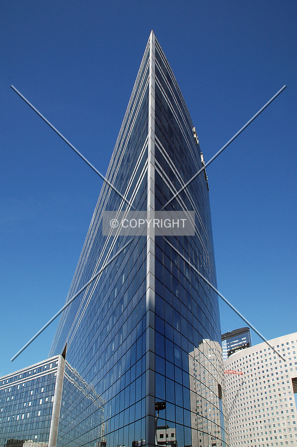 Looking up the east corner