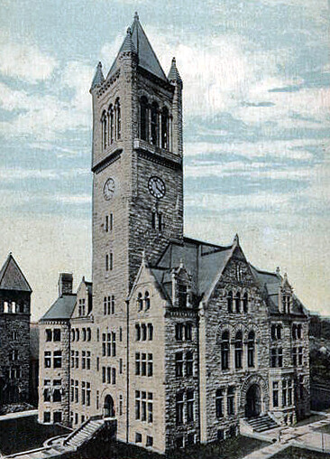 Vintage view from the southwest