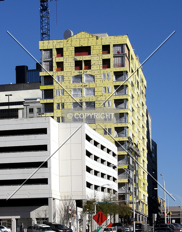 Looking east from West 3rd Street