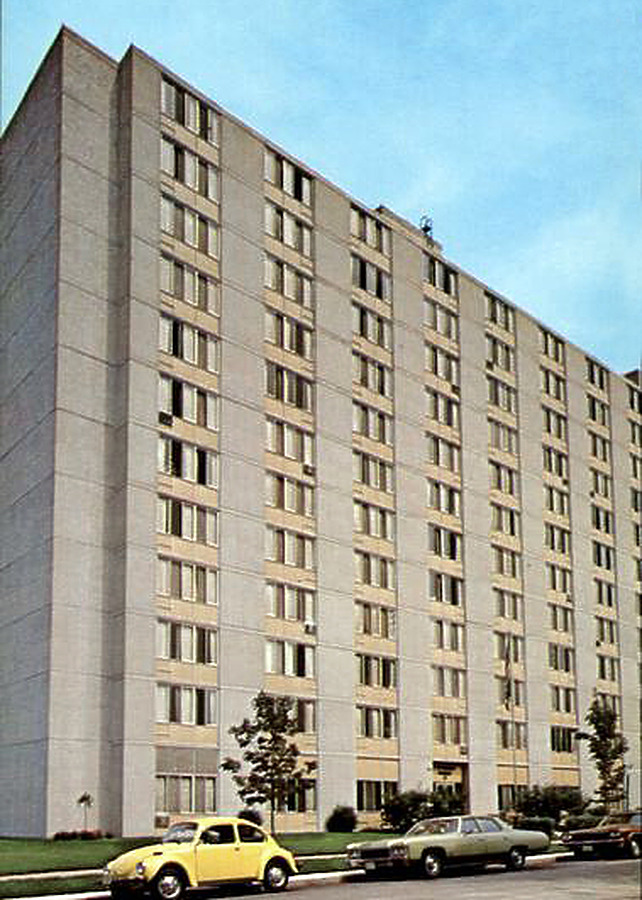 Vintage view from the northwest