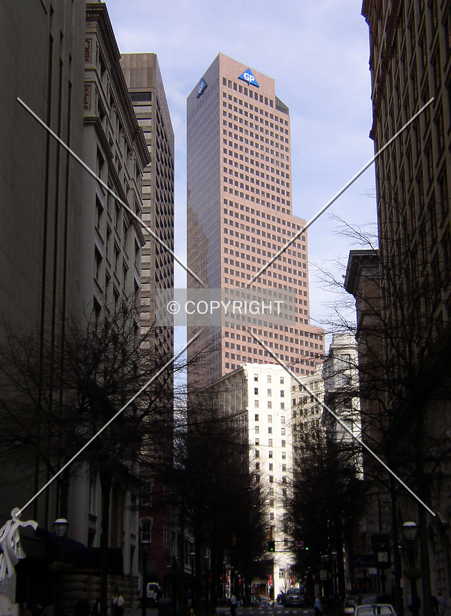Looking north from Marietta Street