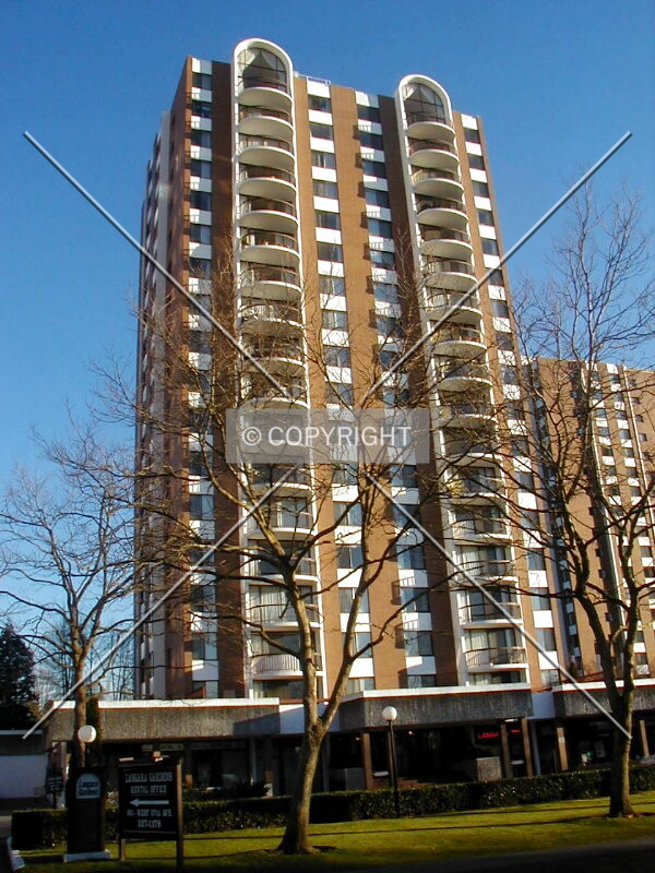 The south side from street level