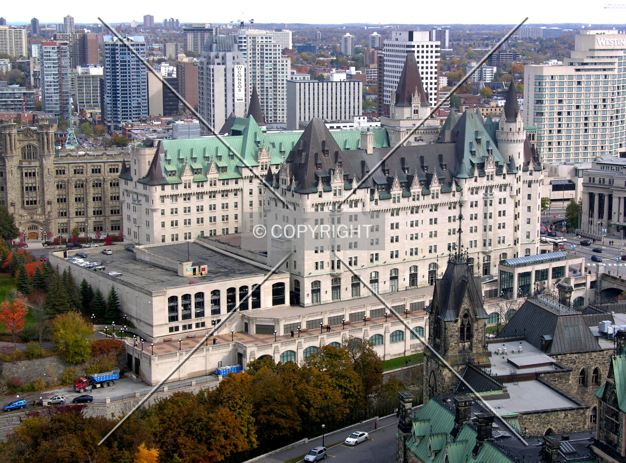 From the Peace Tower to the west
