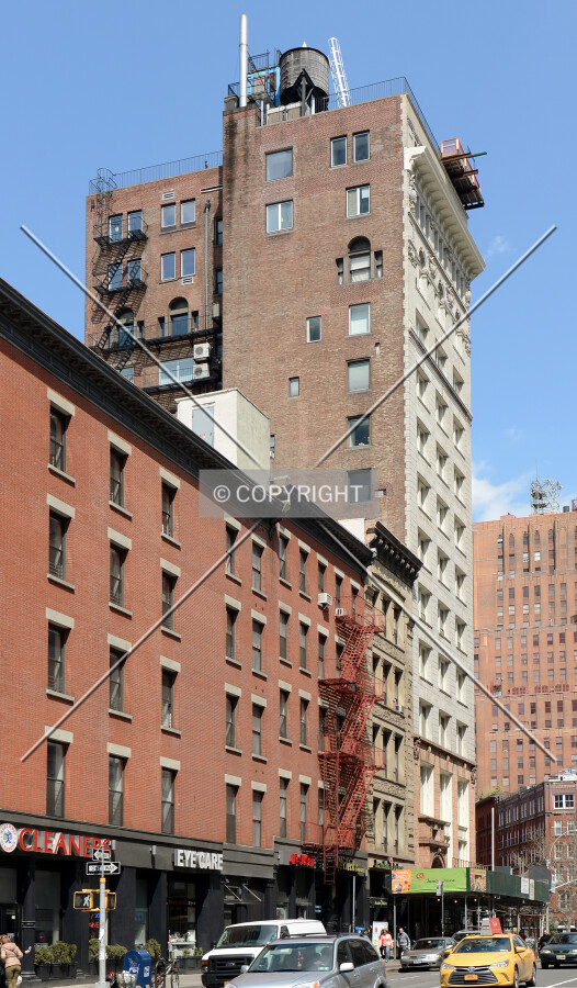 View from the south on West Broadway