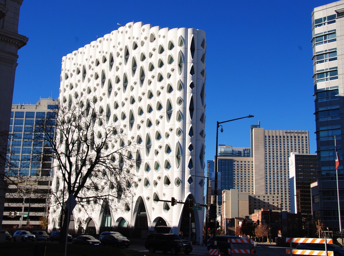 View from the southeast