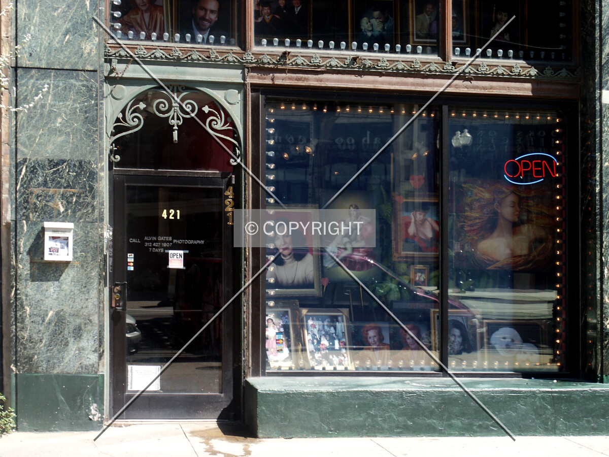 Entrance and shop window