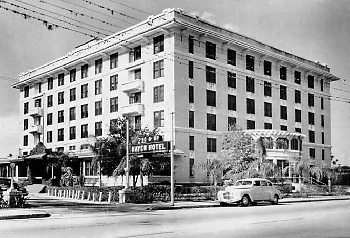 Vintage view from the southeast