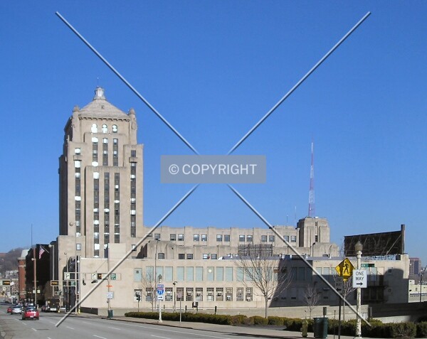 View to the north along Broadway