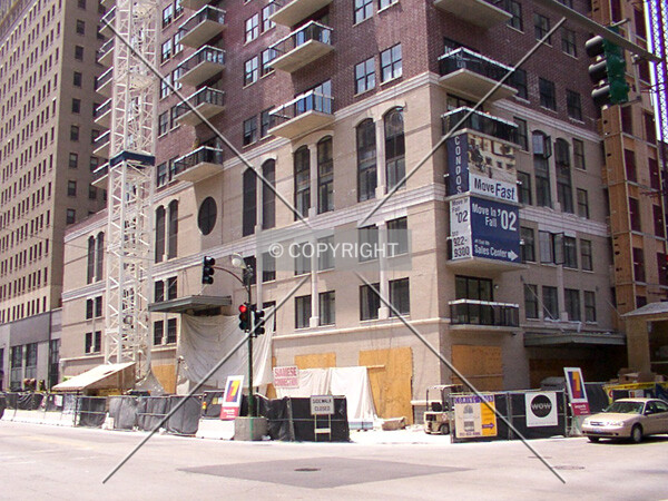 Base of the building - 3 Jul 2002