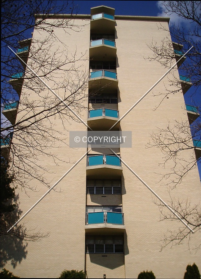 Looking up the south side