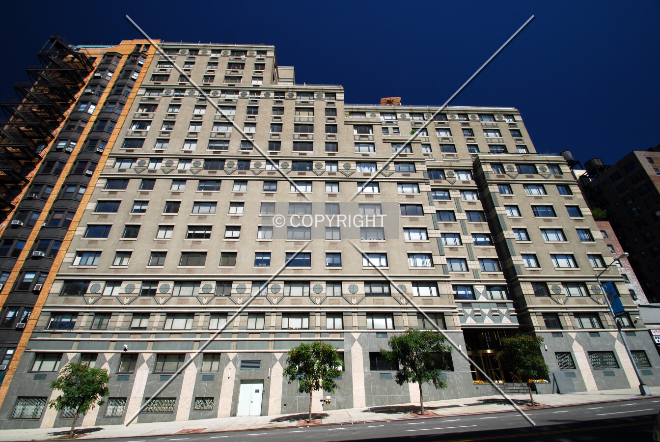 Viewed across West 96th Street