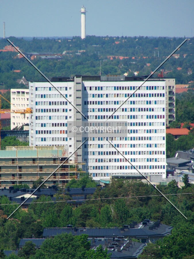 View from Högdalstoppen in the southeast