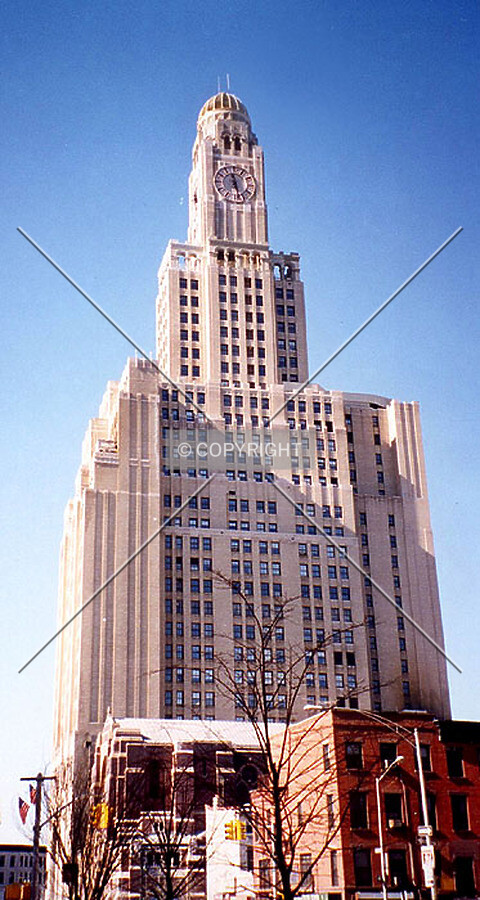 View from the northeast