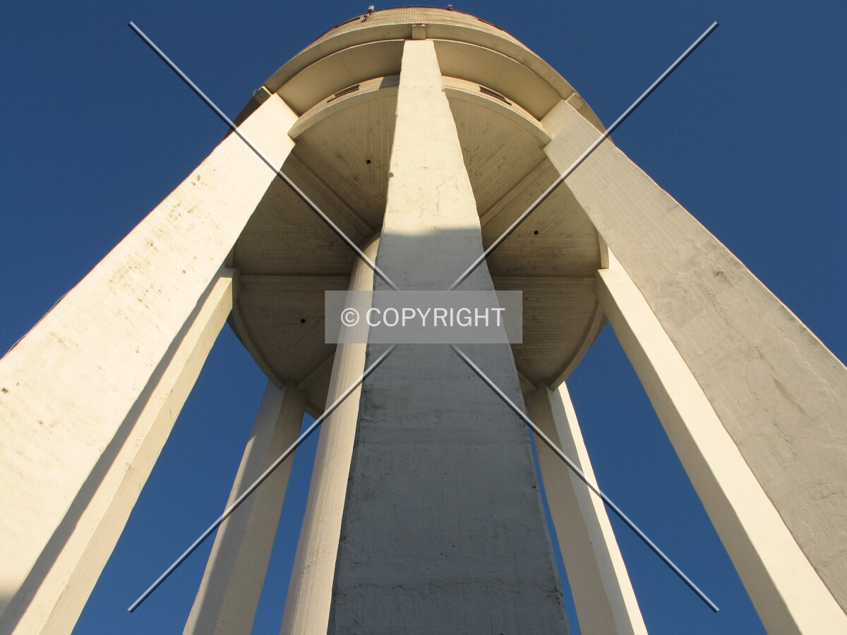 Looking up from the south
