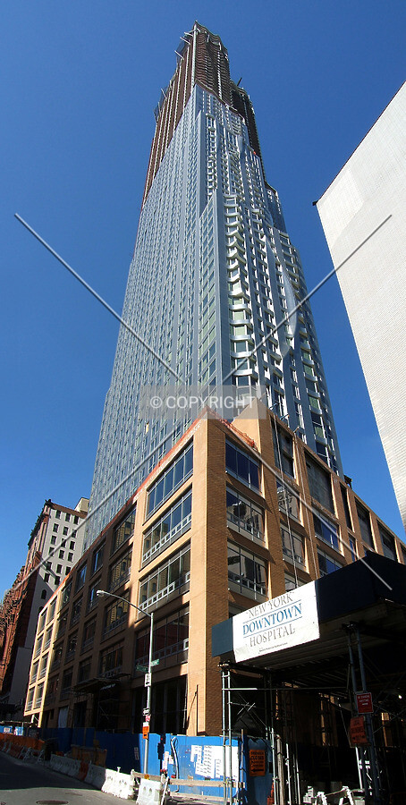View from the south on Beekman Street