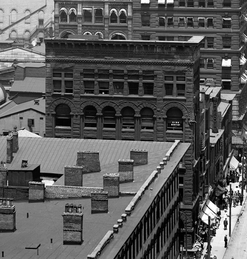 Vintage view from the southwest