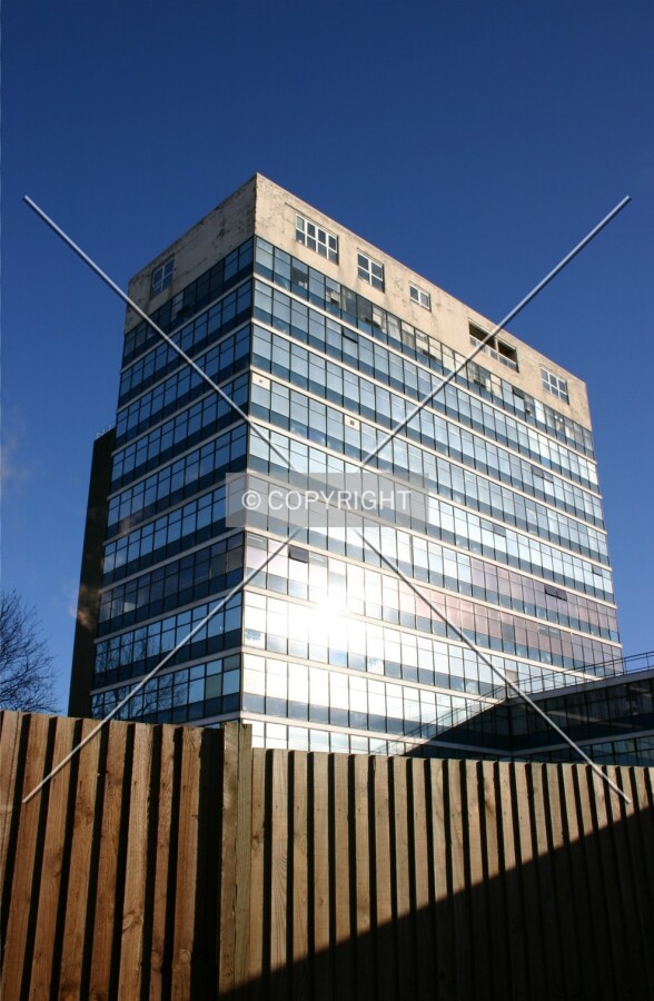 Side view from Vorley Road