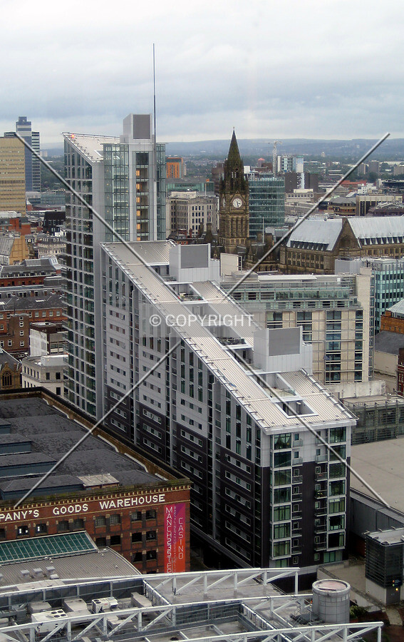 Seen from Beetham Tower to the south