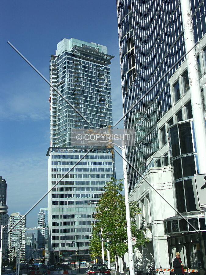 Loooking west on Cordova Street