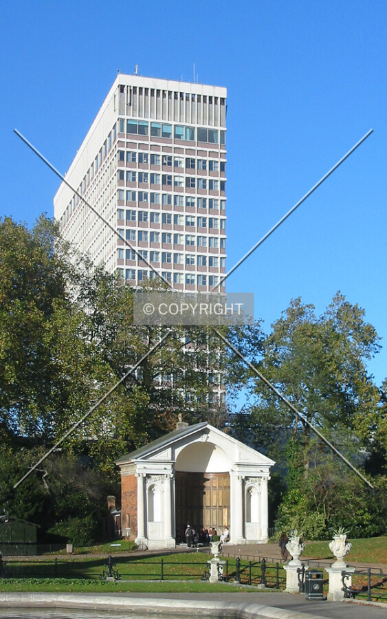 View from the Italianate Gardens in Hyde Park
