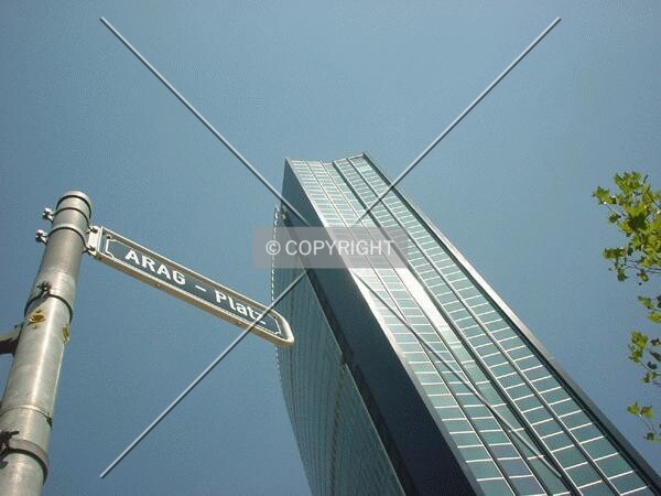 Street sign and the tower