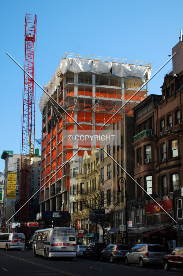 Looking southeast along West 72nd Street