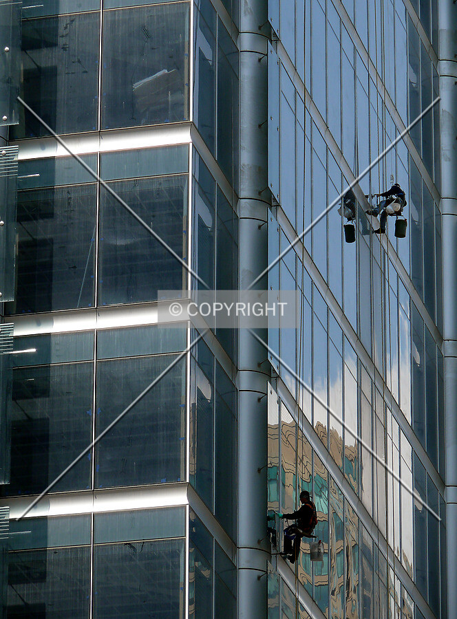 Washing the windows