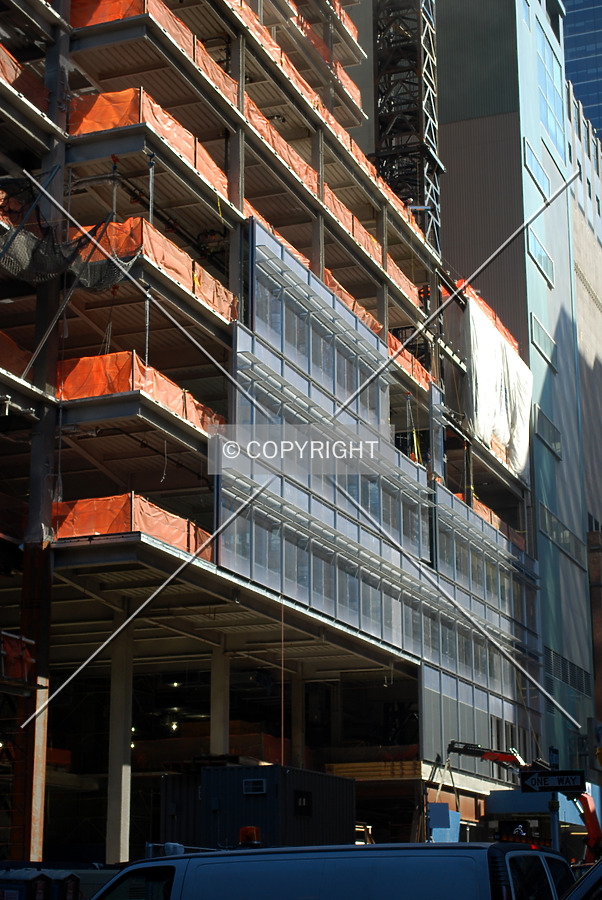 Facade along West 41st Street