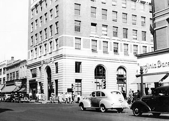 Vintage view from the west