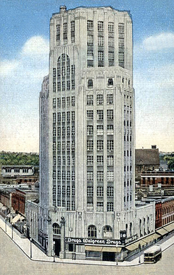 Vintage view from the southeast