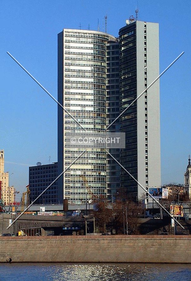 View to the northeast from across Moscow-River