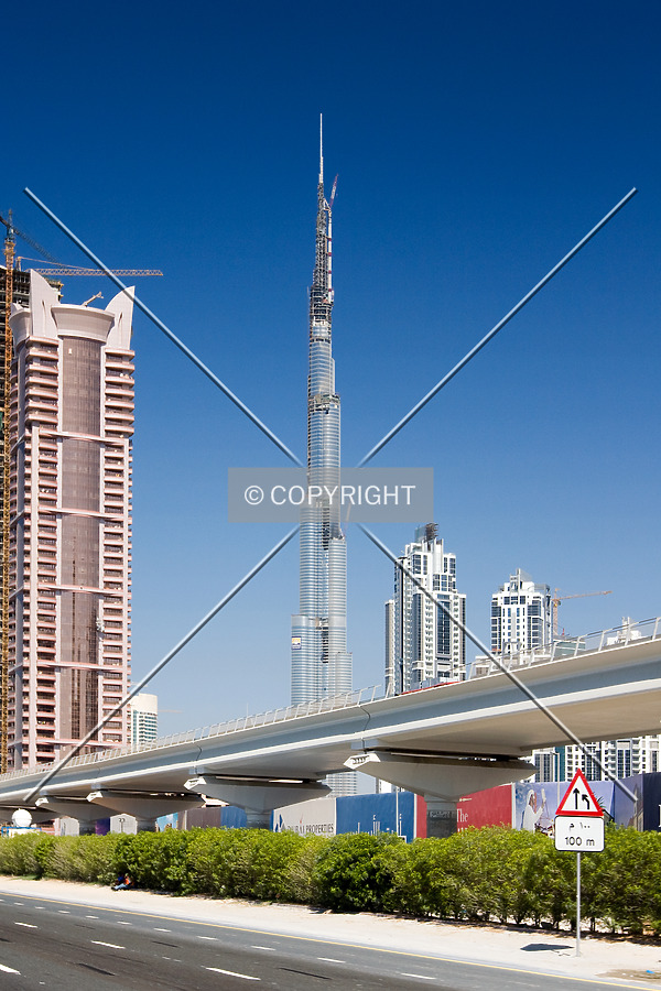 As seen from Sheikh Zayed Road