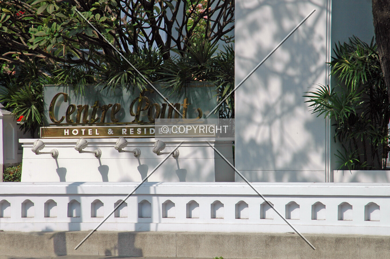 Signage near the entrance