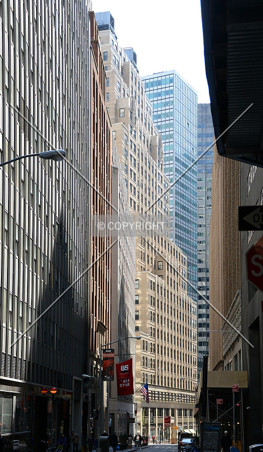 View from the northwest on John Street