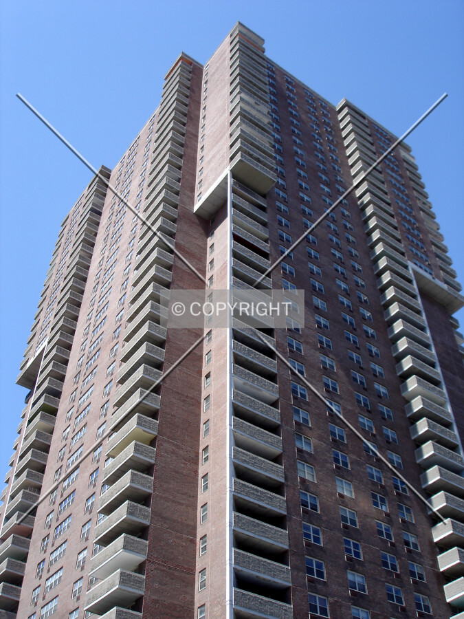 Looking up from the southeast