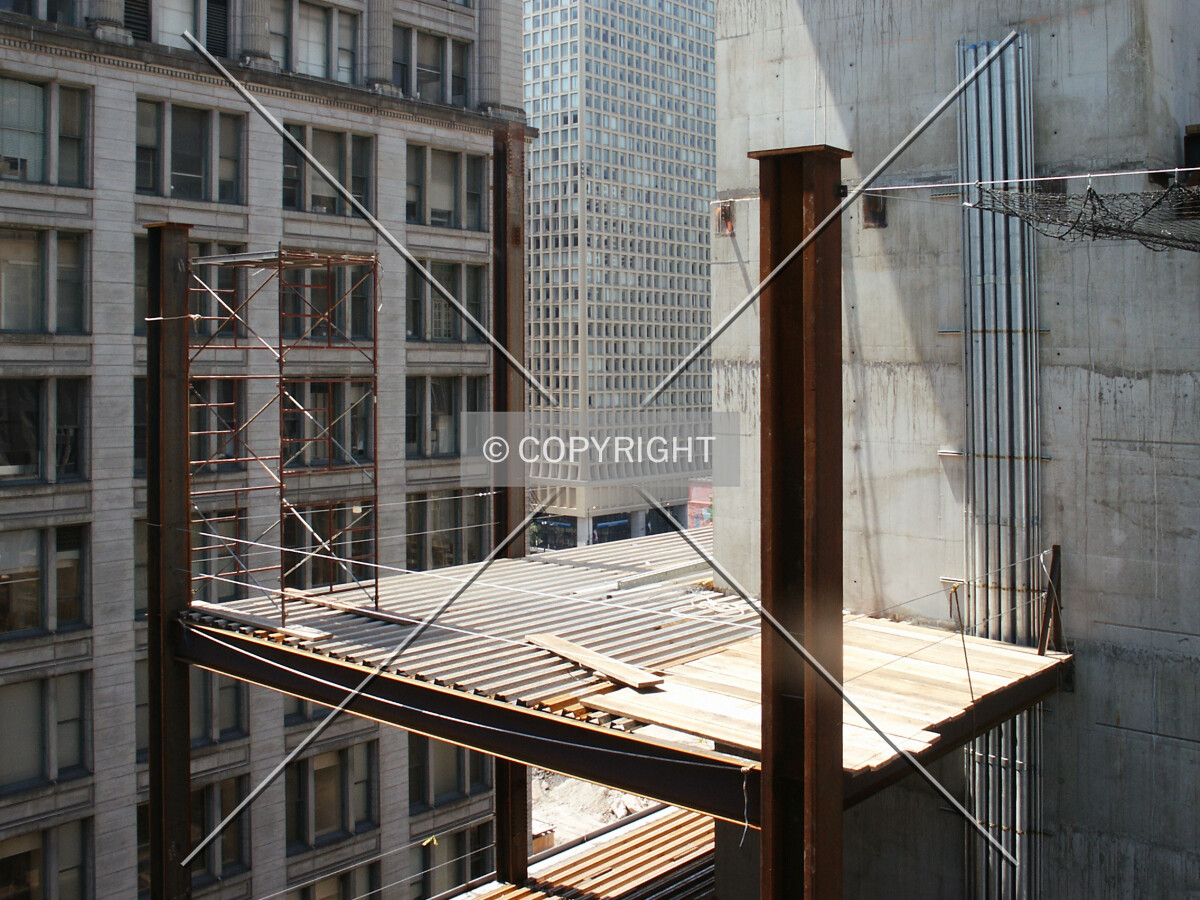 Looking across the southeast corner towards Daley Plaza