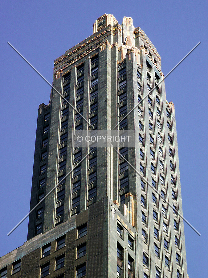 Looking up at the tower from the southeast