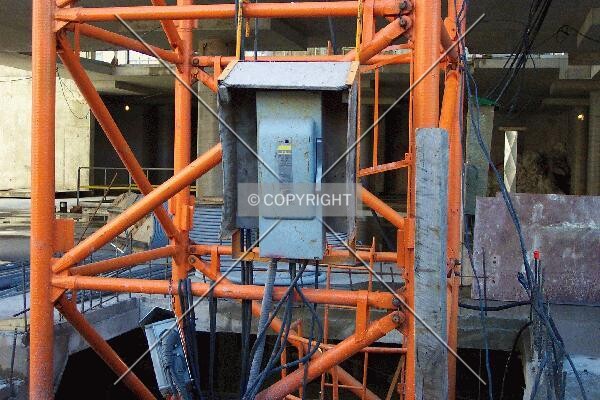 Some of the crane's electrical equipment