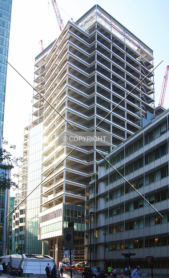 View northwest from Moorfields