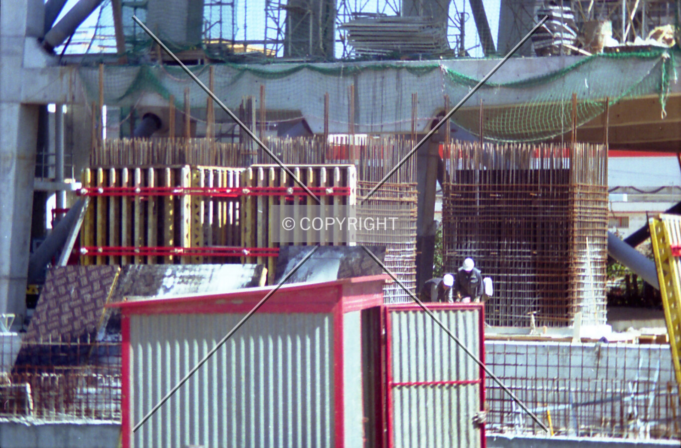 North concrete core before formwork arrives