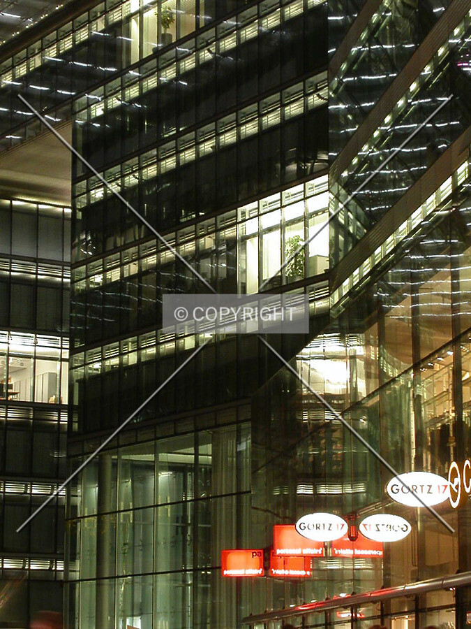 Night view of the passage