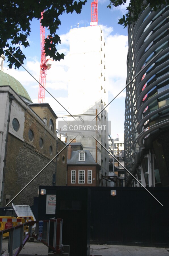 View east of a core from Walbrook