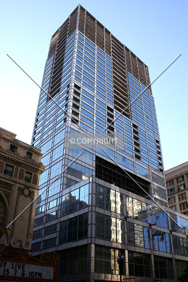 Looking up from the northwest