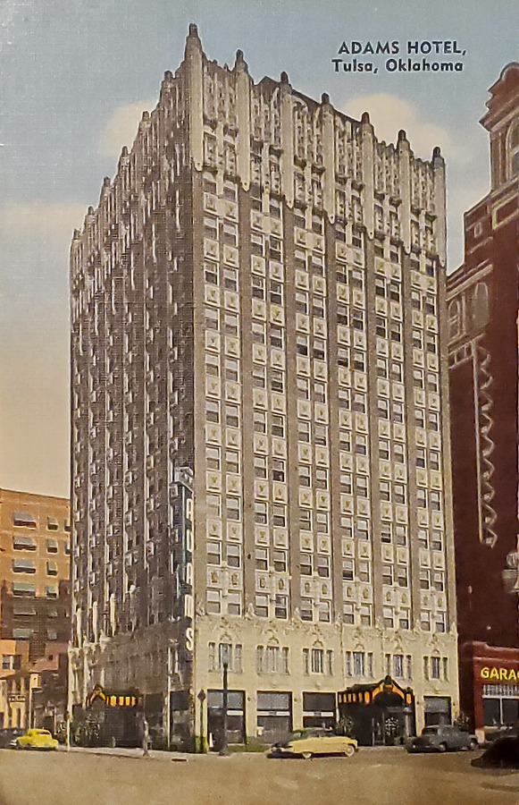Vintage view as the Adams Hotel