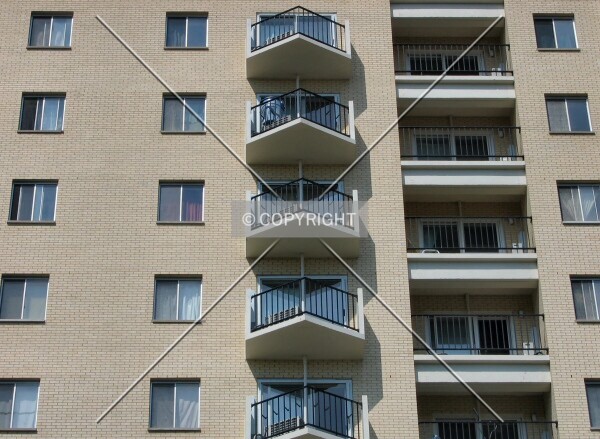 Balconies from St. Anthony Avenue