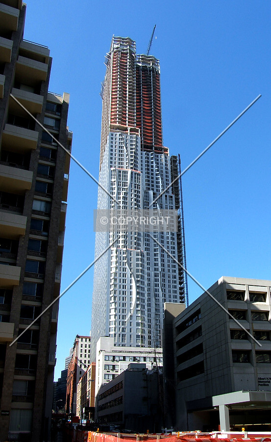 View from the southeast along Beekman Street