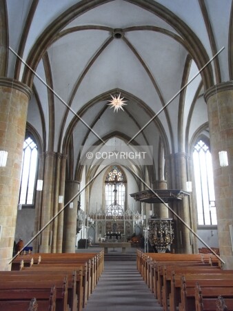 Inside Marienkirche Bielefeld