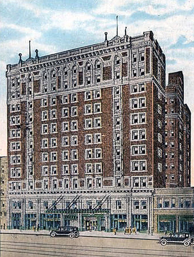 Vintage view from the northwest