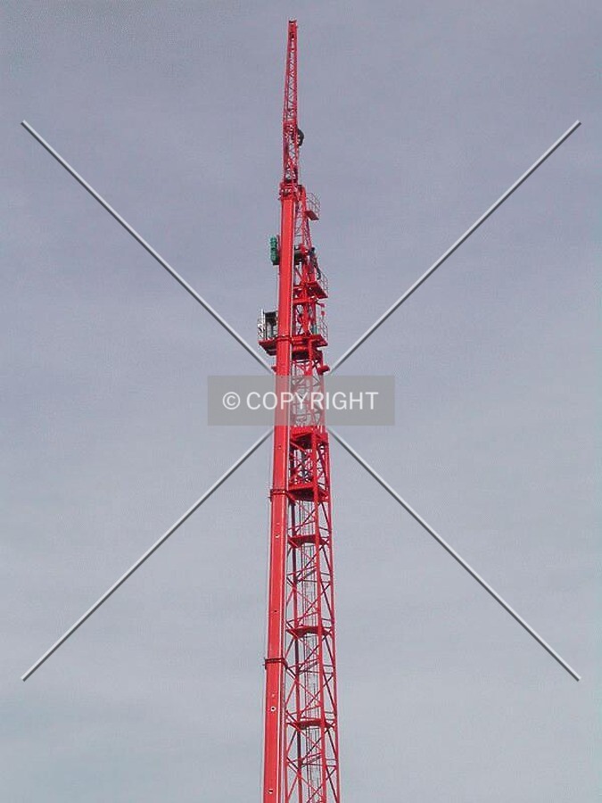View of the main crane