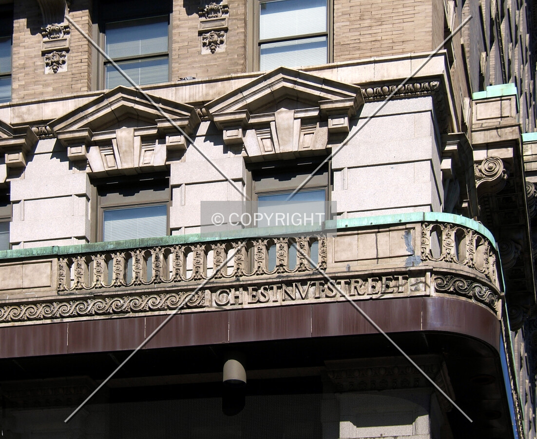View from the south at Chestnut and 12th streets